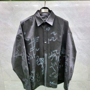 발렌시아가 24FW 페인팅 셔츠