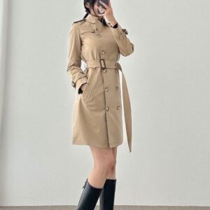 버버리 켄싱턴 벨크로 트렌치 코트