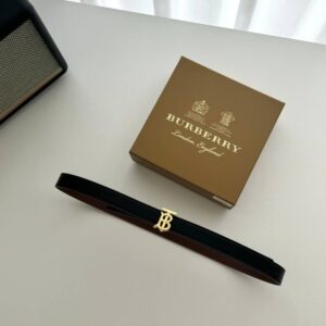 버버리 리버시블 TB 레더 벨트
