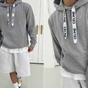 셀린느 끈루즈후드(그레이)