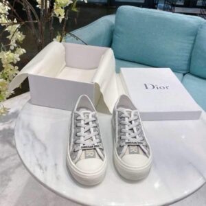 디올 워크앤 자수 스니커즈 그레이