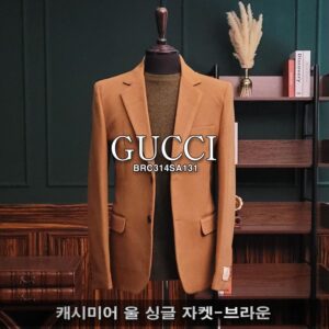 구찌 캐시미어 울 싱글 자켓