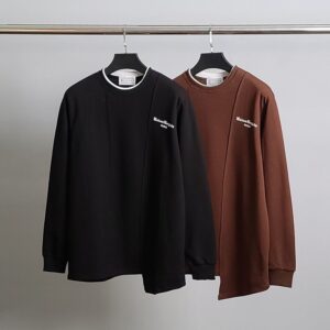 메종 마르지엘라 언발 레이어드 맨투맨