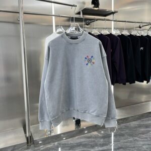 크롬하츠 멀티로고 맨투맨 워싱 티셔츠