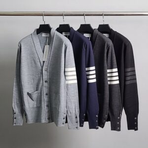 톰브라운 사선완장 베이직 가디건