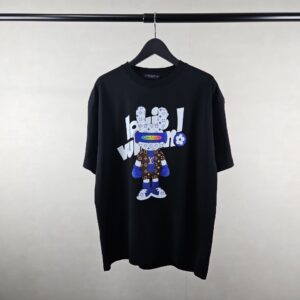 루이비통 수입 LV cow 프린팅 라운드 티셔츠 남여공용