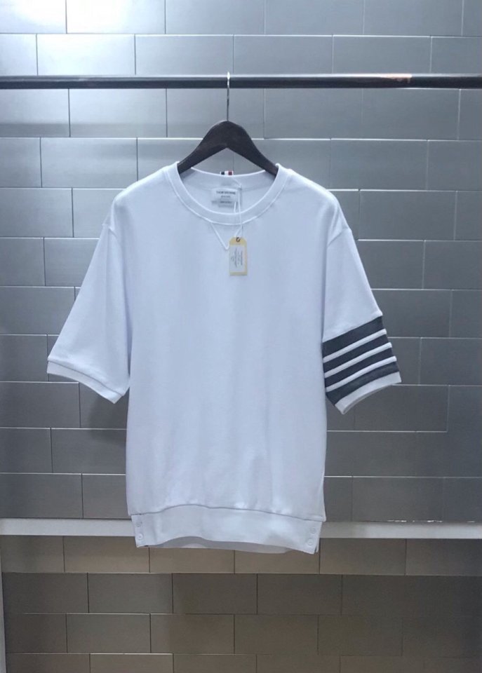 톰브라운 4BAR 와플 반팔