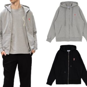 아미 파리스 스몰패치 후드집업2Color