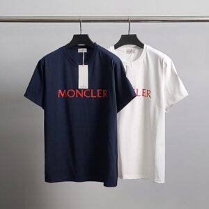 몽클레어 레드로고 코튼 반팔티