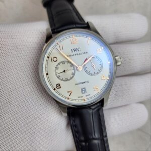 IWC 포르투기저 화이트다이얼 골드침