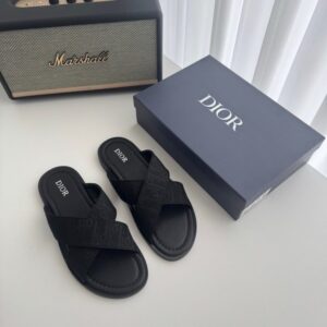디올 오블리크 알리아스 자카드 슬리퍼