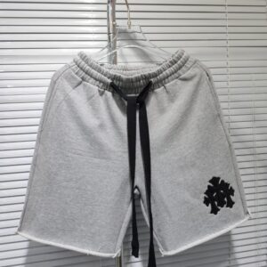 크롬하츠 CH66 라벨 360g 헤비 코튼 크루 쇼츠 (그레이)