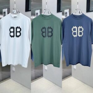 발렌시아가 2025SS BB로고 티셔츠