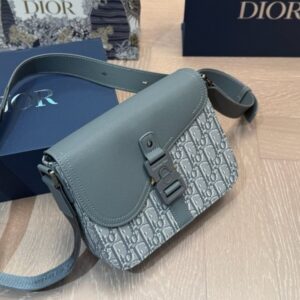 디올 Saddle 스몰 플랩 스트랩백