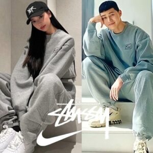 스투시 NRG 커플 맨투맨셋트