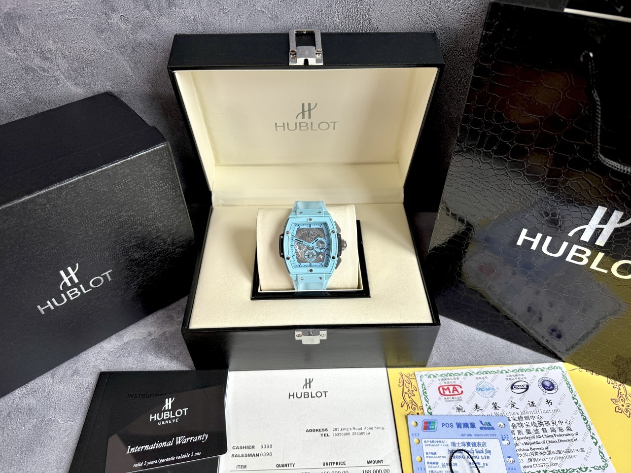 위블로 스피릿 오브 빅뱅 스카이블루 42mm