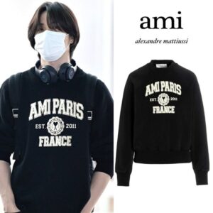 아미 France 커플 맨투맨