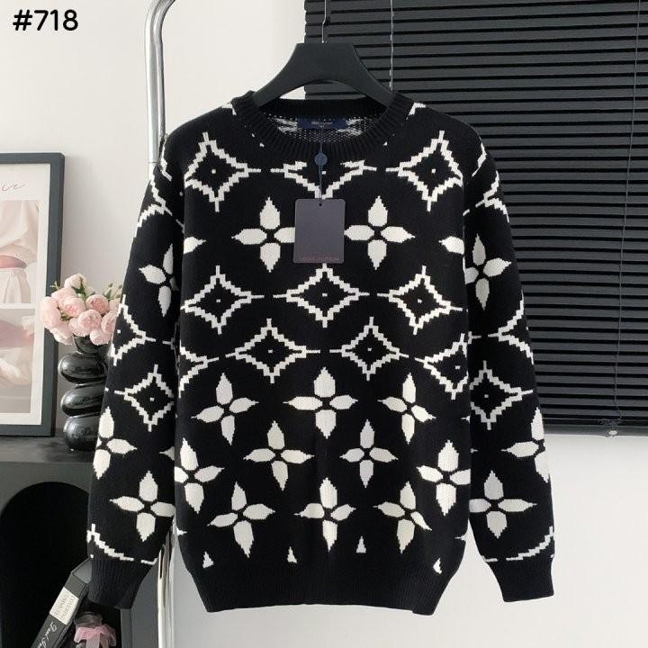 루이비통 24FW 더블라인 자카드 스웨터