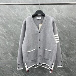 톰브라운 2025FW 포켓스티치 메리노울 4Bar 가디건