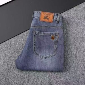 버버리 2025FW 뉴BT 자수로고 스판데님진