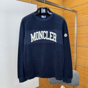 몽클레어 로고 패치 유니버시티 티셔츠