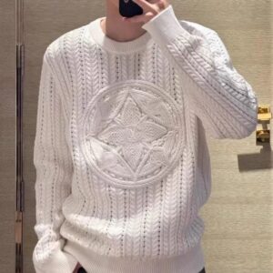 루이비통 2025ss LV  케이블 크루넥니트