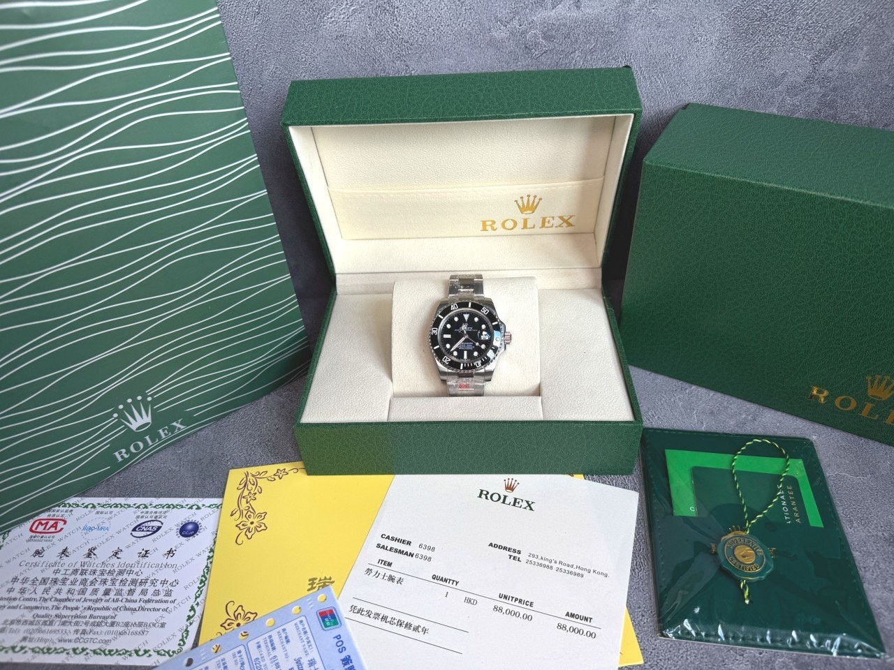 로렉스 서브마리너 블랙다이얼 40mm