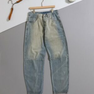 브루넬로 쿠치넬리 무릎 절개 브라더 배기핏 진