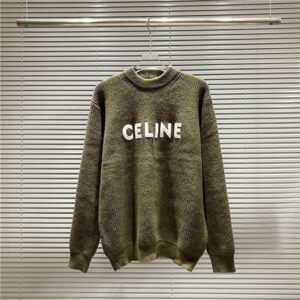 셀린느 로고패치 니트