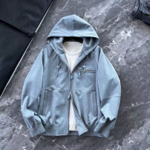 벨루티-BERLUTI 남성 스웨이드 후드재킷-1388