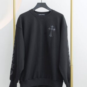크롬하츠 [Chrome Hearts] 멀티로고 블랙 라운드 맨투맨
