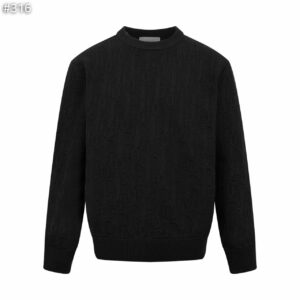디올 오블리크 블렌드 자카드 스웨터