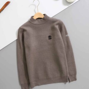 브루넬로쿠치넬리 [ B*unello Cucinell ] 3D 엠보 로고 밍크 안감 니트 스웨터