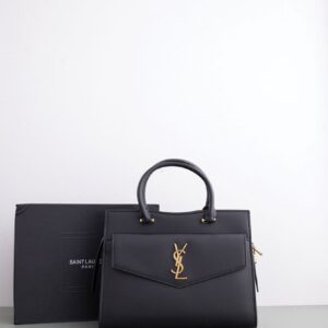입생로랑 [YSL] 업타운 모노그램 미듐 금장 토트백