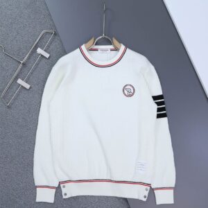 톰브라운 사선 4바 헥터 라운드 니트