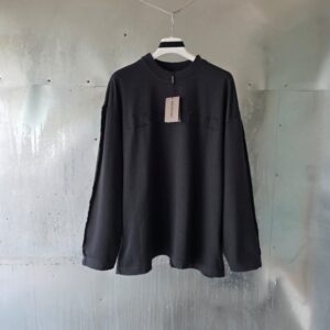 발렌시아가 아플리케 로고 롱슬리브 티셔츠