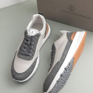 브루넬로쿠치넬리 [Brunello Cucinelli] 남성 스웨이드 컬러 스니커즈