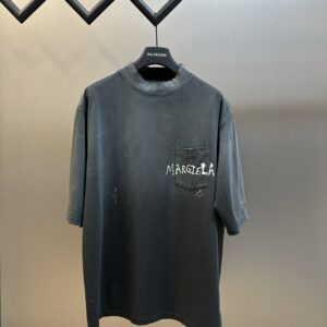 메종 마르지엘라 X001 그래피티 로고 티셔츠