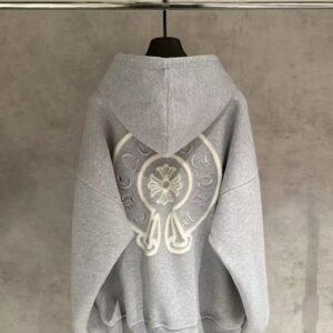 크롬하츠 홀스슈 자수 후드
