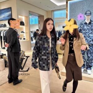 루이비통 다미에 라인 데님 자켓