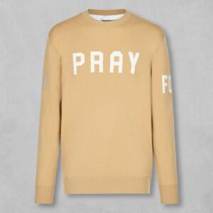 지포어 'PRAY FOR BIRDIES' 윈드프루프(방풍) 라운드 스웨터 풀오버