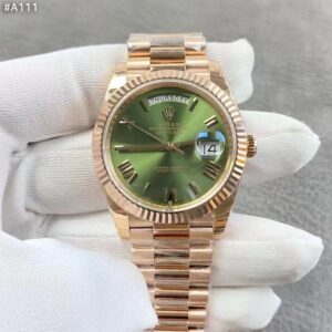 로렉스 C공장 3255 데이데이트 올로즈골드 그린 다이얼 (프레지던트) 40MM