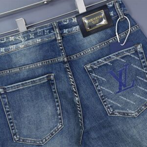 루이비통 LV 모노그램 워싱 데님 팬츠