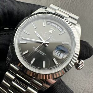 로렉스 C공장 3255 데이데이트 실버 선레이 다이얼 (프레지던트) 40MM