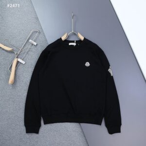 몽클레어 그레노블 로고 패치 라운드 맨투맨