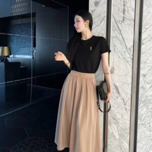 생로랑 롱치마 반팔셋트