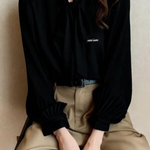 미우미우 레이어드 블라우스