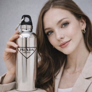 프라다 스테인리스 스틸 보온 보냉 물병 500ml 텀블러