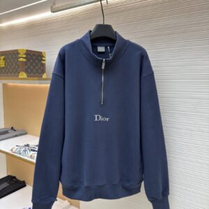 디올 D09 지퍼 네크라인 스웨트셔츠 (최상위버전)