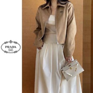 프라다 베이직라인 스웨이드자켓